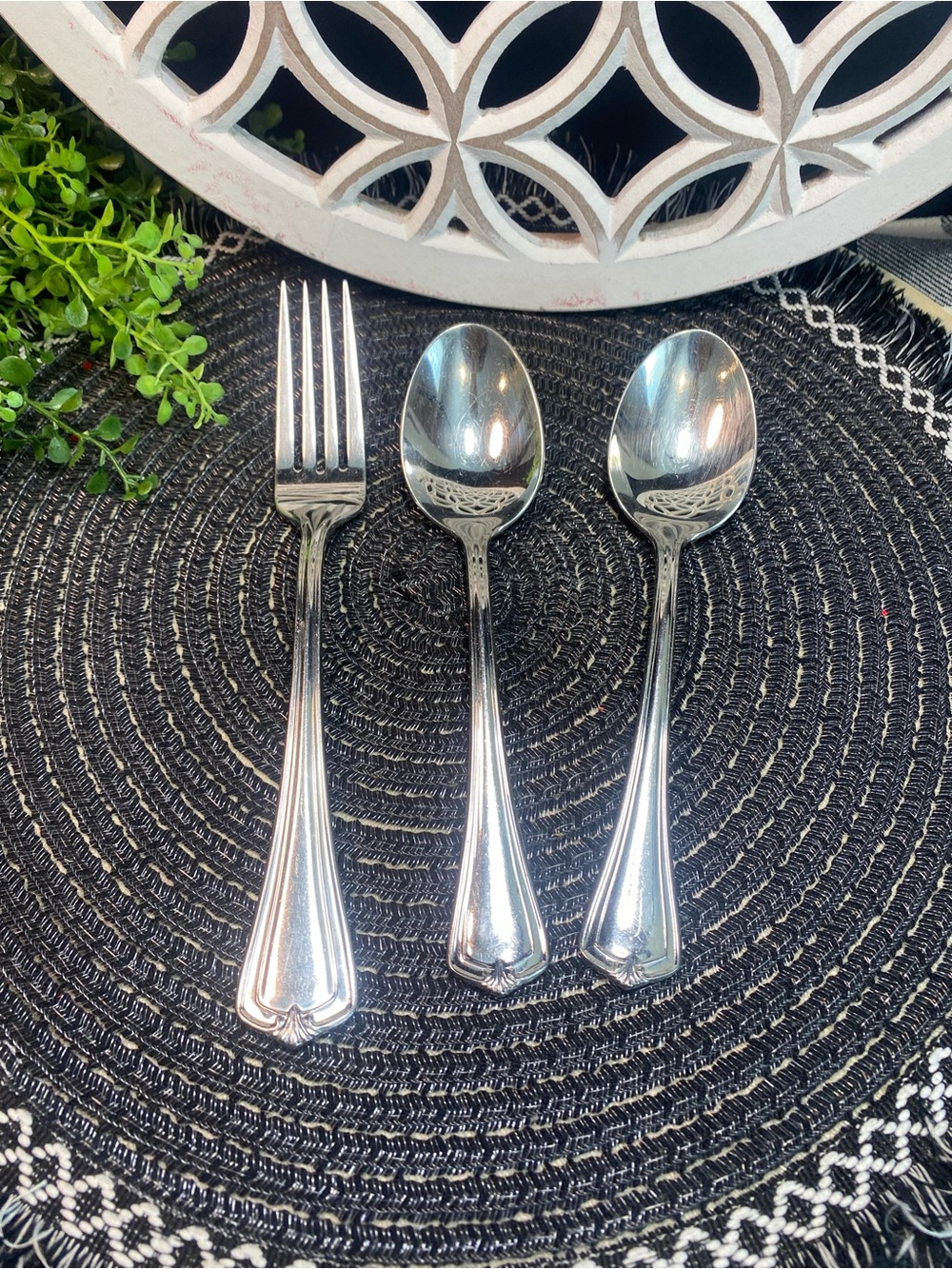 Reed & Barton Silver-Plate Three-Piece Flatware Set